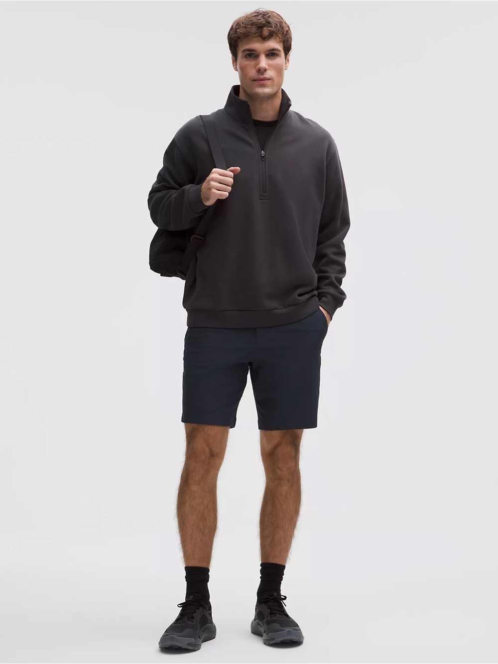 lululemon athletica Men's ABC Classic-Fit Short 9" Warpstreme Dark Navy